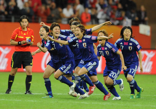 日本女足进攻犀利,备受关注 日本女足进攻犀利,备受关注